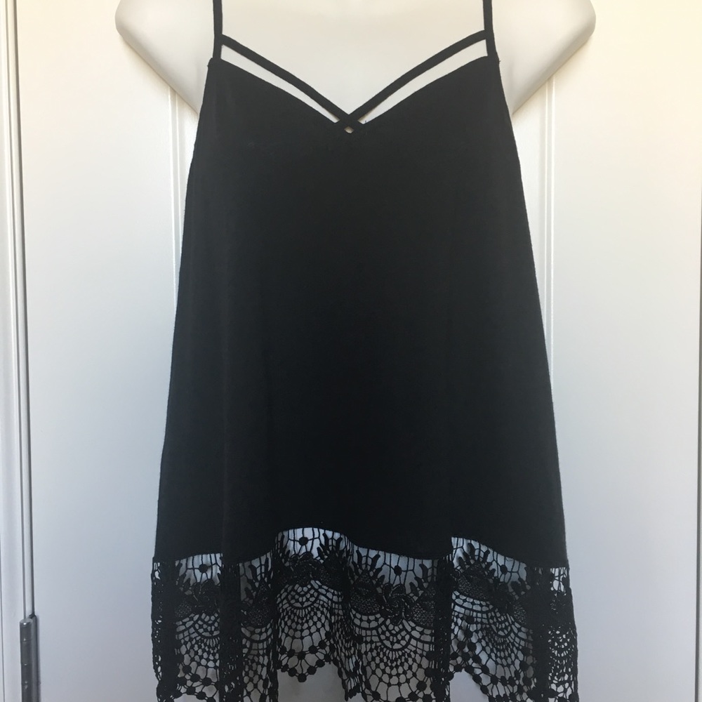 Express Black Lace top